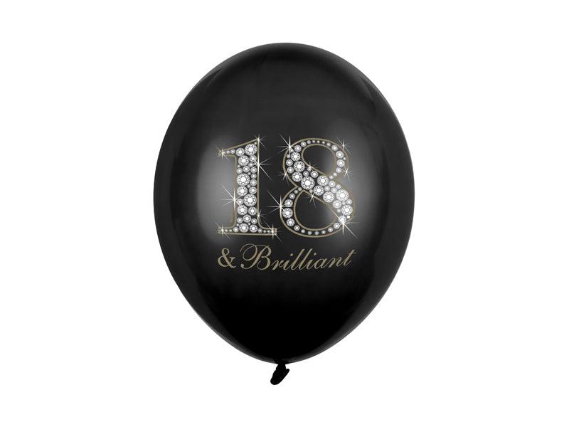 Ballons 30cm, 18 & Brillant, Pastel Black (1 VPE / 50 Stk.) - FeierGlanz